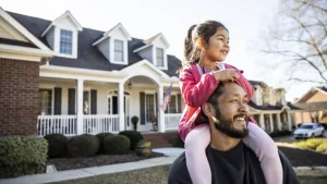 a man and his daughter who paid closing costs in Texas